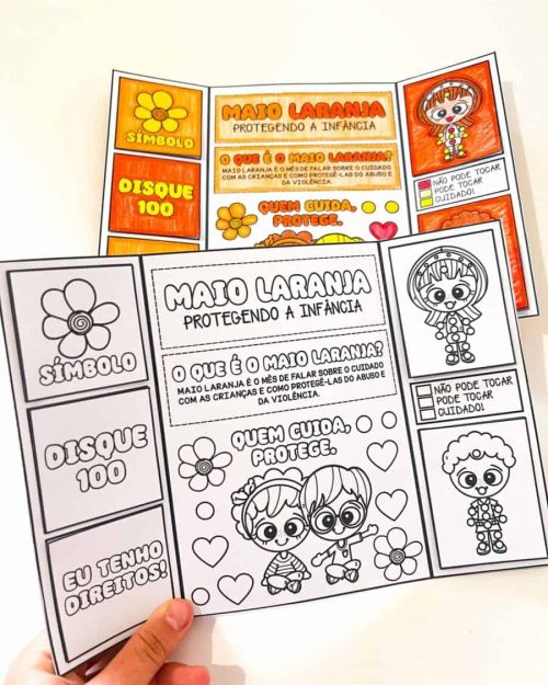 Lapbook - Maio Laranja - Maio Laranja