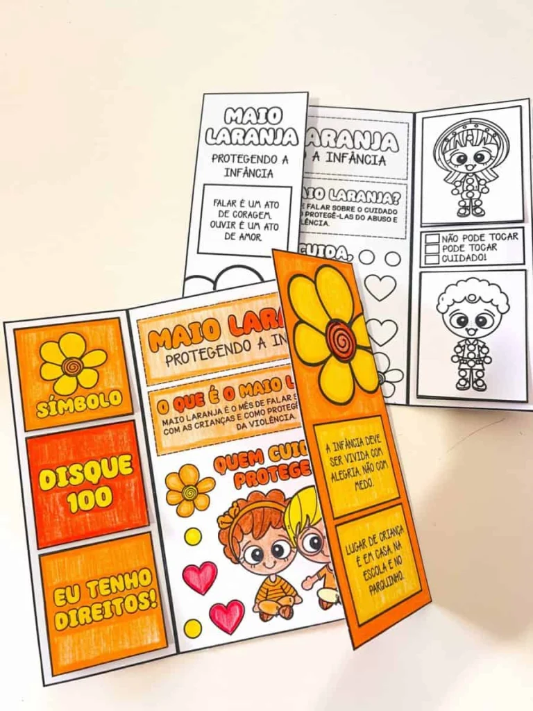 Lapbook Interativo Maio Laranja — foto 6