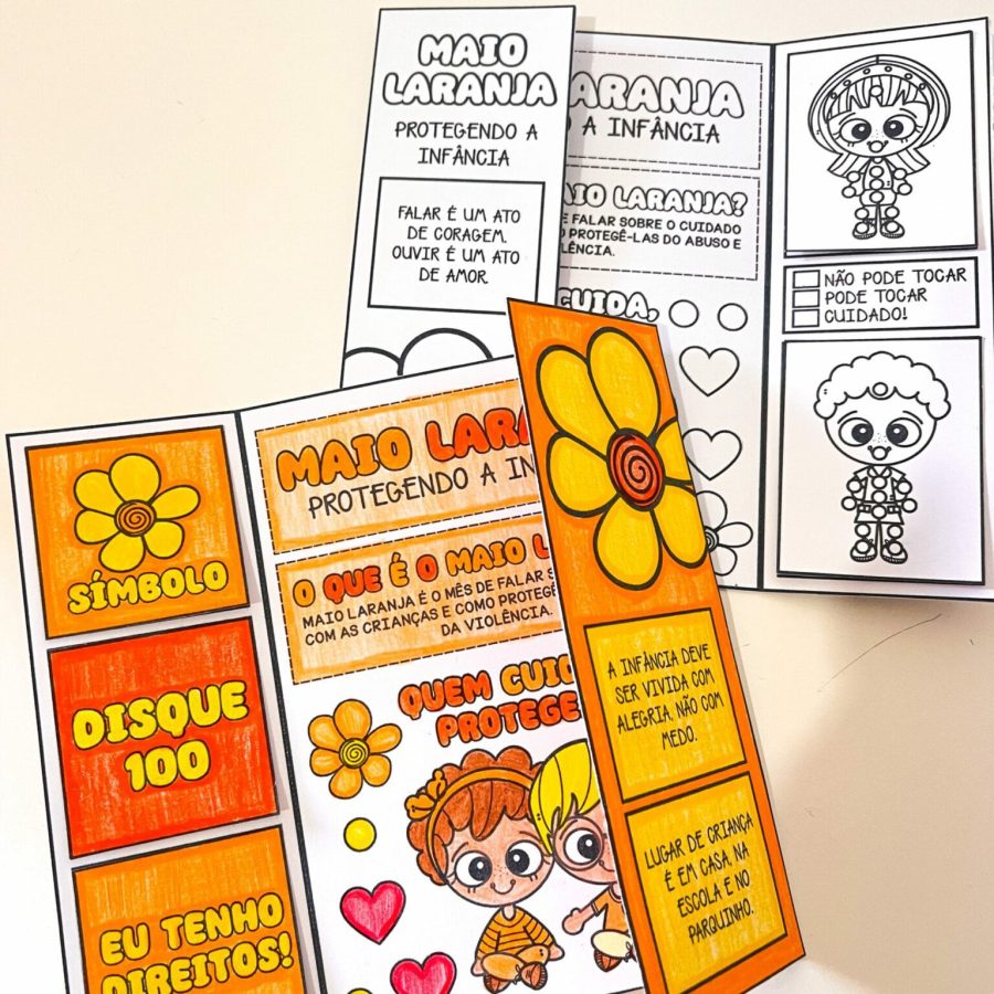 Lapbook - Maio Laranja - Maio Laranja - Pedagogia de Ideias Lapbook - Maio Laranja - Maio Laranja