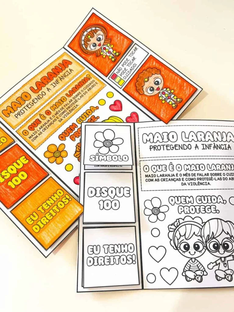 Lapbook Interativo Maio Laranja — foto 8
