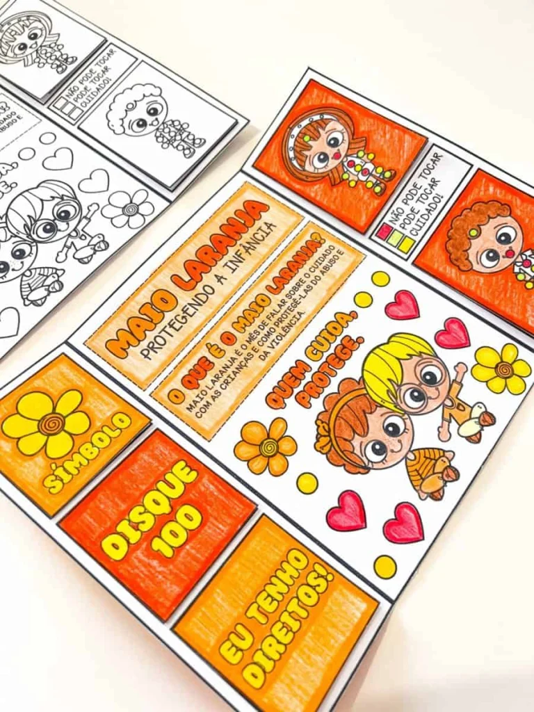 Lapbook Interativo Maio Laranja — foto 9