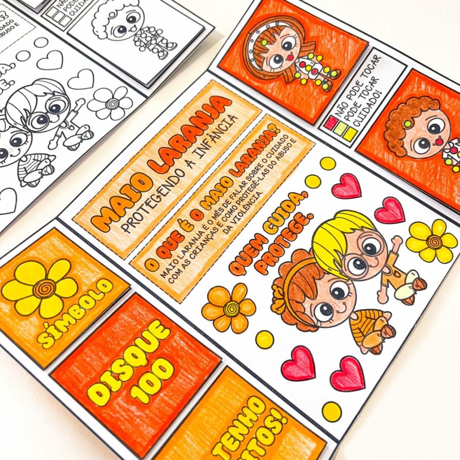 Lapbook - Maio Laranja - Maio Laranja - Pedagogia de Ideias Lapbook - Maio Laranja - Maio Laranja