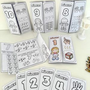 Lapbook Numerais de 0 a 10 - Matemática - Pedagogia de Ideias Lapbook Numerais de 0 a 10 - Matemática