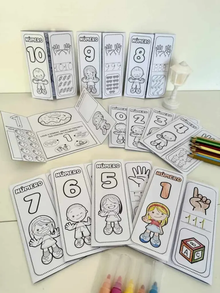 Lapbook dos Numerais de 0 a 10 — foto 1