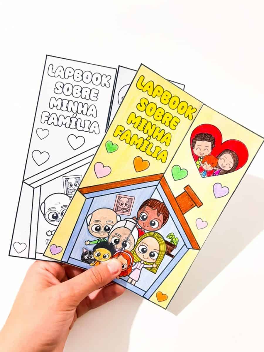 Lapbook Sobre Minha Família - Dia da Família