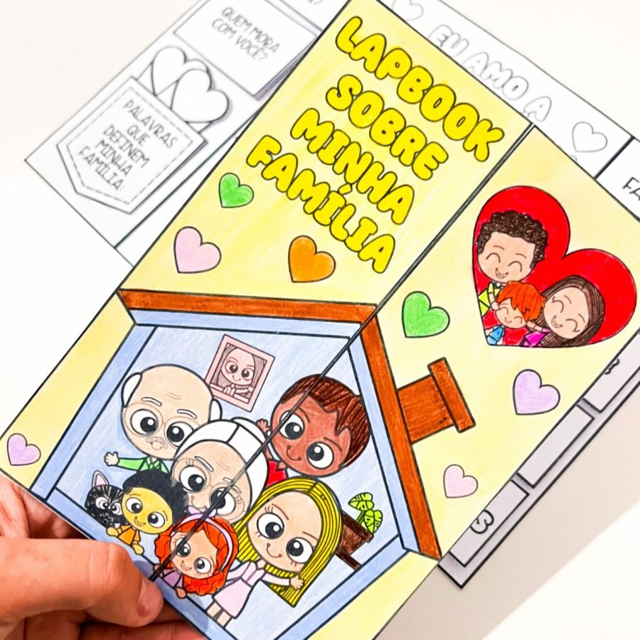 Lapbook Sobre Minha Família - Dia da Família - Pedagogia de Ideias Lapbook Sobre Minha Família - Dia da Família