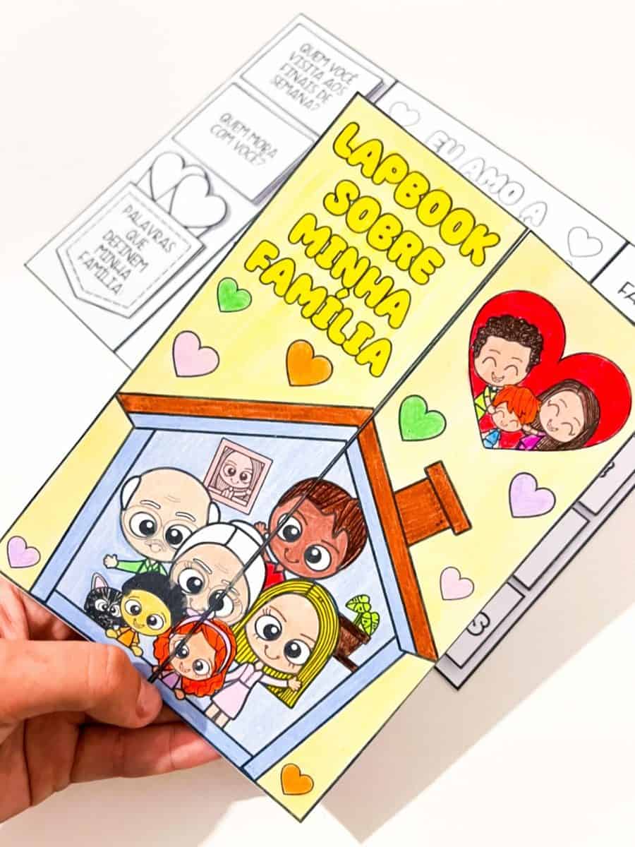Lapbook Sobre Minha Família - Dia da Família