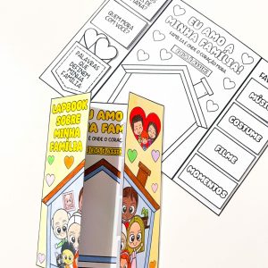 Lapbook Sobre Minha Família - Dia da Família - Pedagogia de Ideias Lapbook Sobre Minha Família - Dia da Família