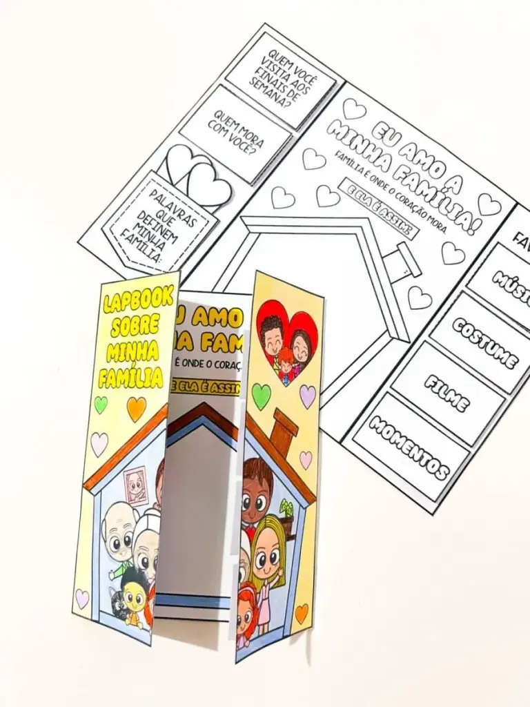 Lapbook Interativo Sobre Minha Família — foto 6