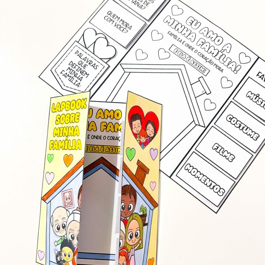 Lapbook Sobre Minha Família - Dia da Família - Pedagogia de Ideias Lapbook Sobre Minha Família - Dia da Família