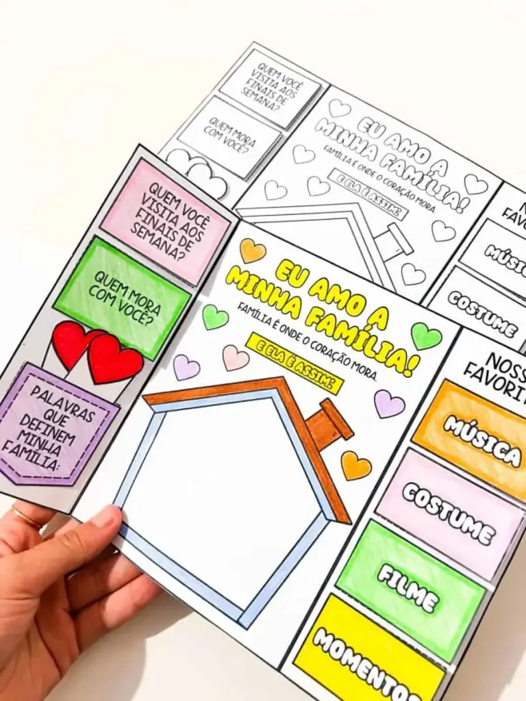 Lapbook Interativo Sobre Minha Família — foto 1