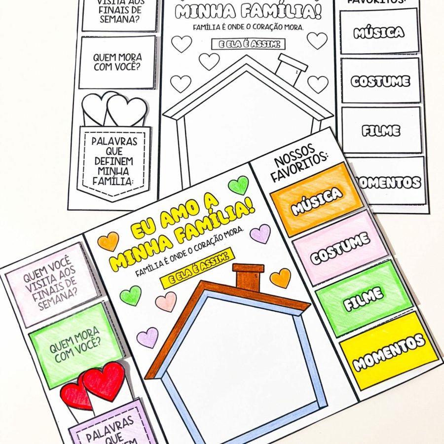 Lapbook Sobre Minha Família - Dia da Família - Pedagogia de Ideias Lapbook Sobre Minha Família - Dia da Família