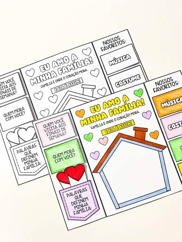 Lapbook Interativo Sobre Minha Família — foto 3