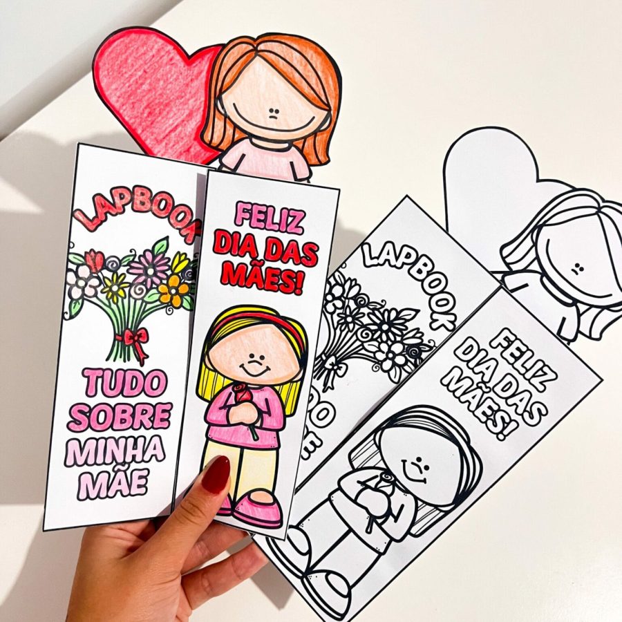 Lapbook - Tudo Sobre minha Mãe - Dia das Mães - Pedagogia de Ideias Lapbook - Tudo Sobre minha Mãe - Dia das Mães