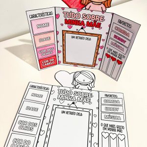 Lapbook - Tudo Sobre minha Mãe - Dia das Mães - Pedagogia de Ideias Lapbook - Tudo Sobre minha Mãe - Dia das Mães