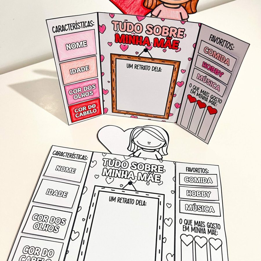 Lapbook - Tudo Sobre minha Mãe - Dia das Mães - Pedagogia de Ideias Lapbook - Tudo Sobre minha Mãe - Dia das Mães