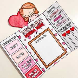 Lapbook - Tudo Sobre minha Mãe - Dia das Mães - Pedagogia de Ideias Lapbook - Tudo Sobre minha Mãe - Dia das Mães