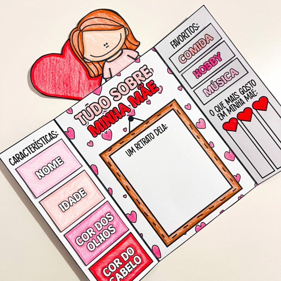 Lapbook - Tudo Sobre minha Mãe - Dia das Mães - Pedagogia de Ideias Lapbook - Tudo Sobre minha Mãe - Dia das Mães