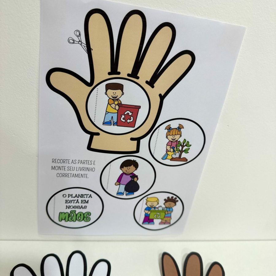 Livrinho – O Planeta Está em Nossas Mãos - Dia do Meio Ambiente - Pedagogia de Ideias Livrinho – O Planeta Está em Nossas Mãos - Dia do Meio Ambiente