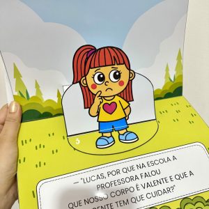 Livro 3D “Meu Corpo é Precioso” - Maio Laranja