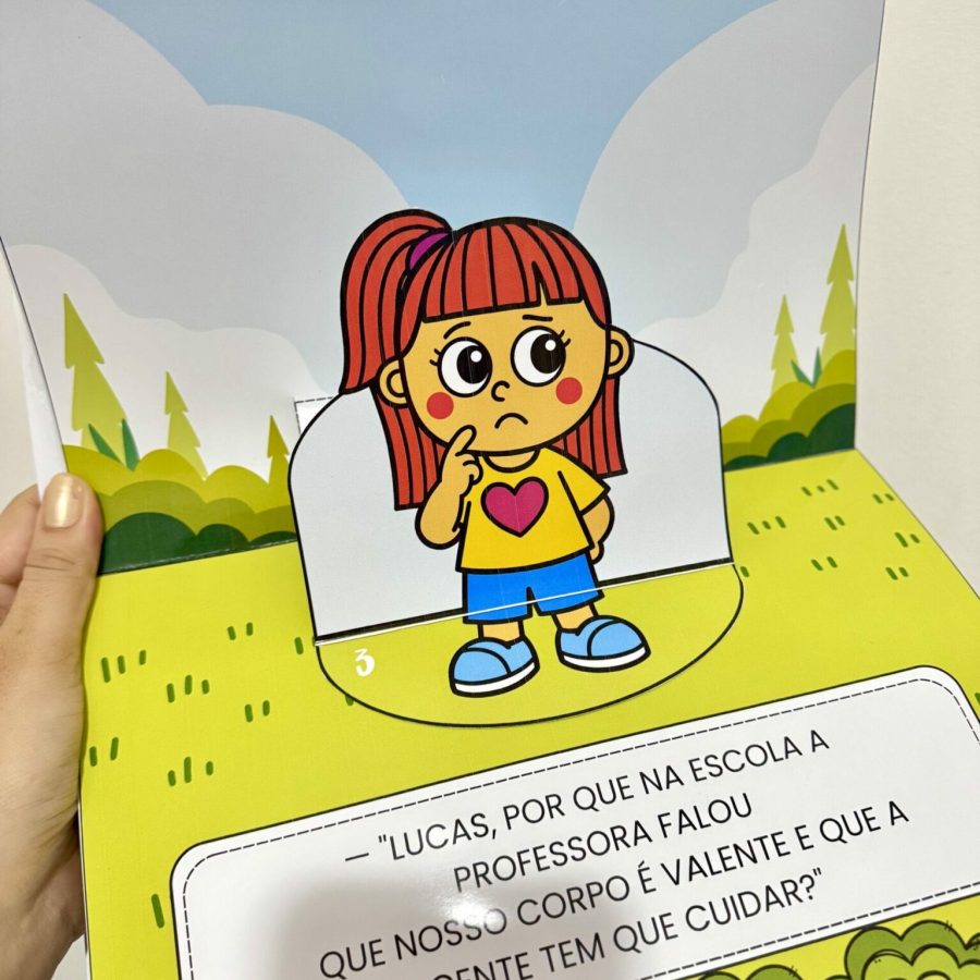 Livro 3D “Meu Corpo é Precioso” - Maio Laranja - Pedagogia de Ideias Livro 3D “Meu Corpo é Precioso” - Maio Laranja