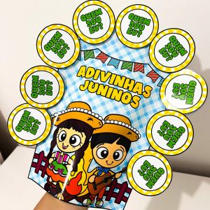 Luva Adivinhas Juninos - Festa Junina