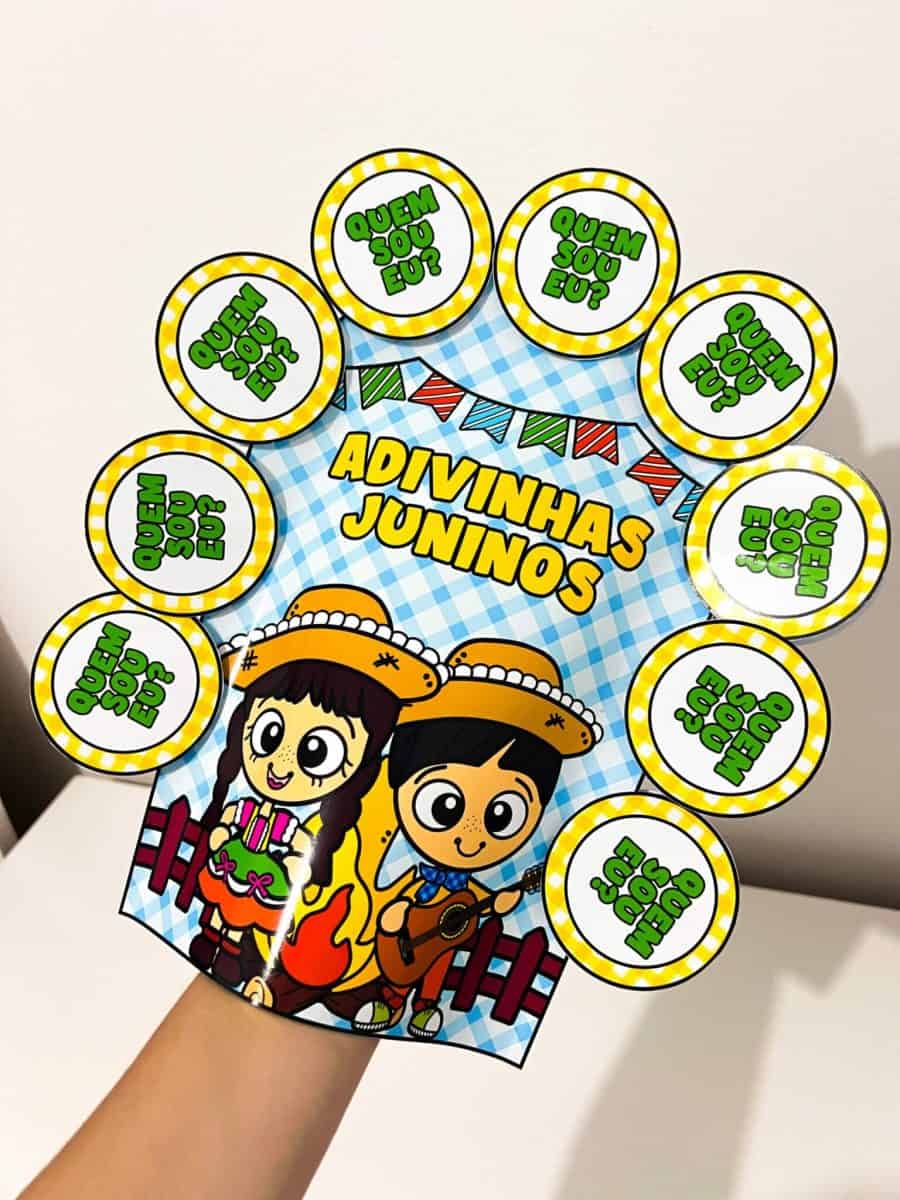 Luva Adivinhas Juninos - Festa Junina