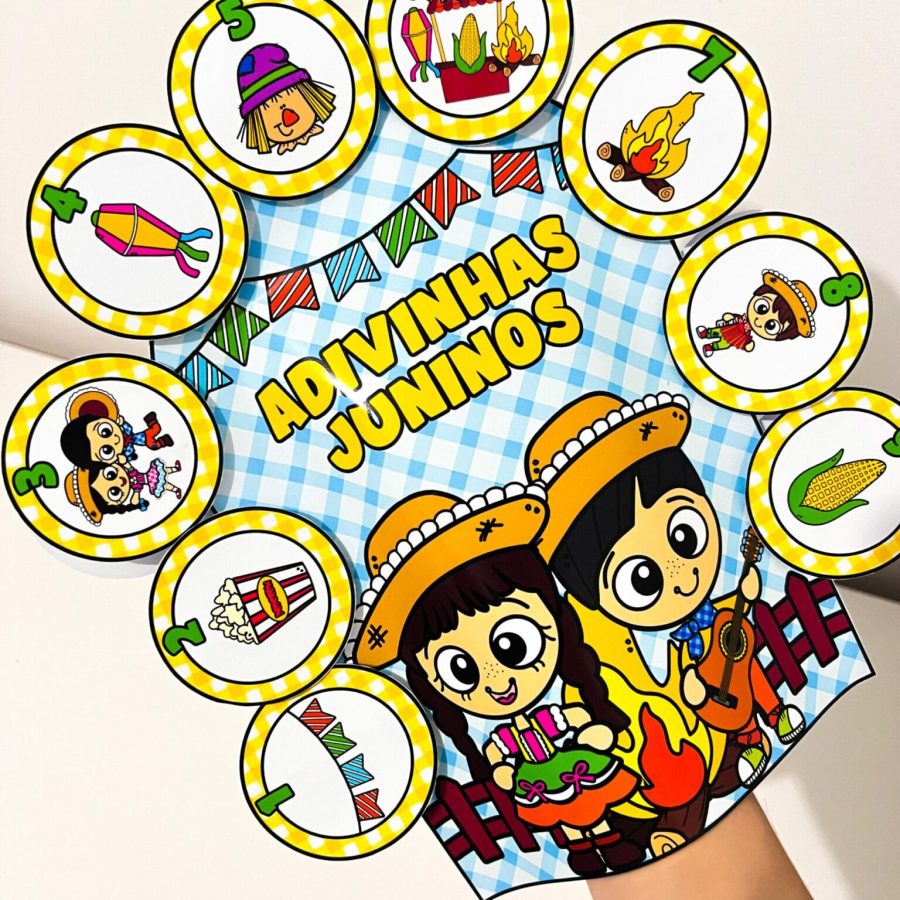 Luva Adivinhas Juninos - Festa Junina