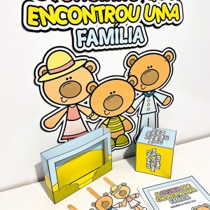 O Ursinho que Encontrou uma Família - Dia da Família - Pedagogia de Ideias O Ursinho que Encontrou uma Família - Dia da Família