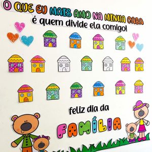 Painel Dia da Família - Dia da Família - Pedagogia de Ideias Painel Dia da Família - Dia da Família