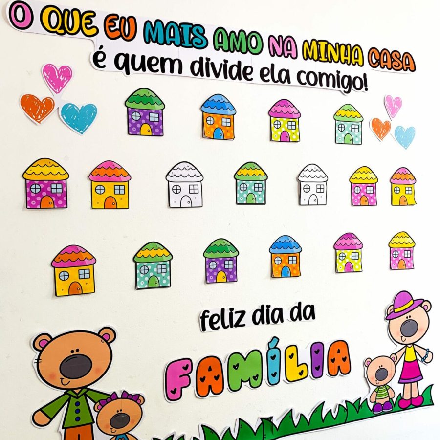 Painel Dia da Família - Dia da Família - Pedagogia de Ideias Painel Dia da Família - Dia da Família