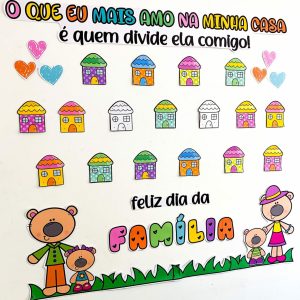 Painel Dia da Família - Dia da Família - Pedagogia de Ideias Painel Dia da Família - Dia da Família