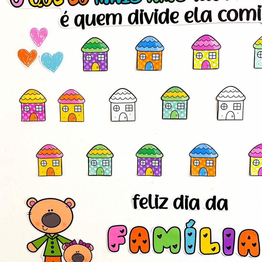Painel Dia da Família - Dia da Família - Pedagogia de Ideias Painel Dia da Família - Dia da Família