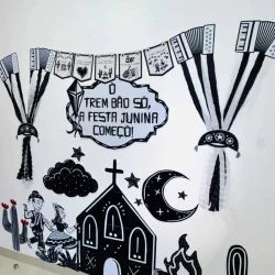 Painel Junino - Cordel - Estilo Cordel