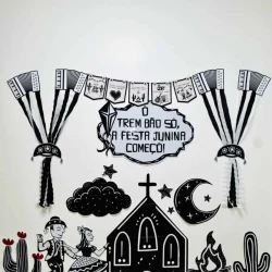 Painel Junino - Cordel - Estilo Cordel