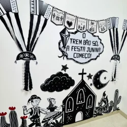 Painel Junino - Cordel - Estilo Cordel
