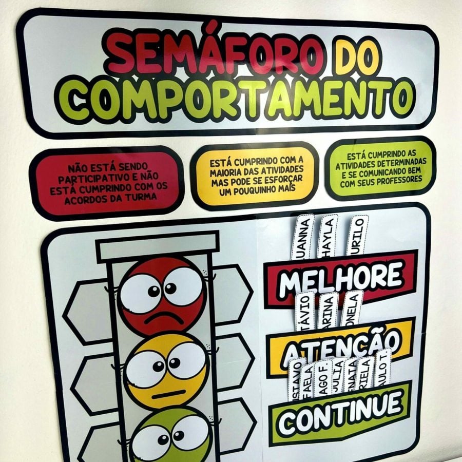 Semáforo do Comportamento - Educação Infantil - Pedagogia de Ideias Semáforo do Comportamento - Educação Infantil