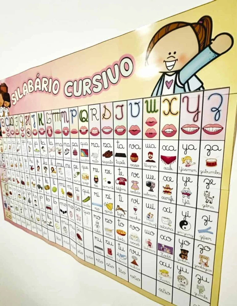 Silabário Cursivo A4 e Cartaz de Parede — foto 4
