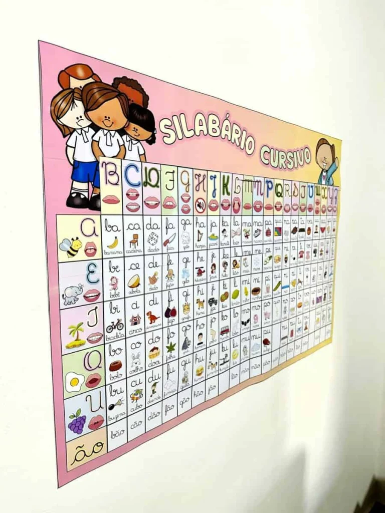 Silabário Cursivo A4 e Cartaz de Parede — foto 5