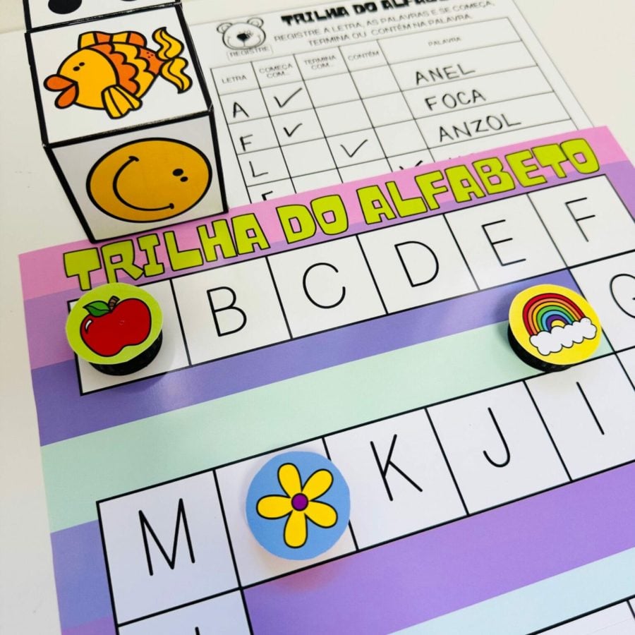 Trilha do Alfabeto - Alfabetização - Pedagogia de Ideias Trilha do Alfabeto - Alfabetização