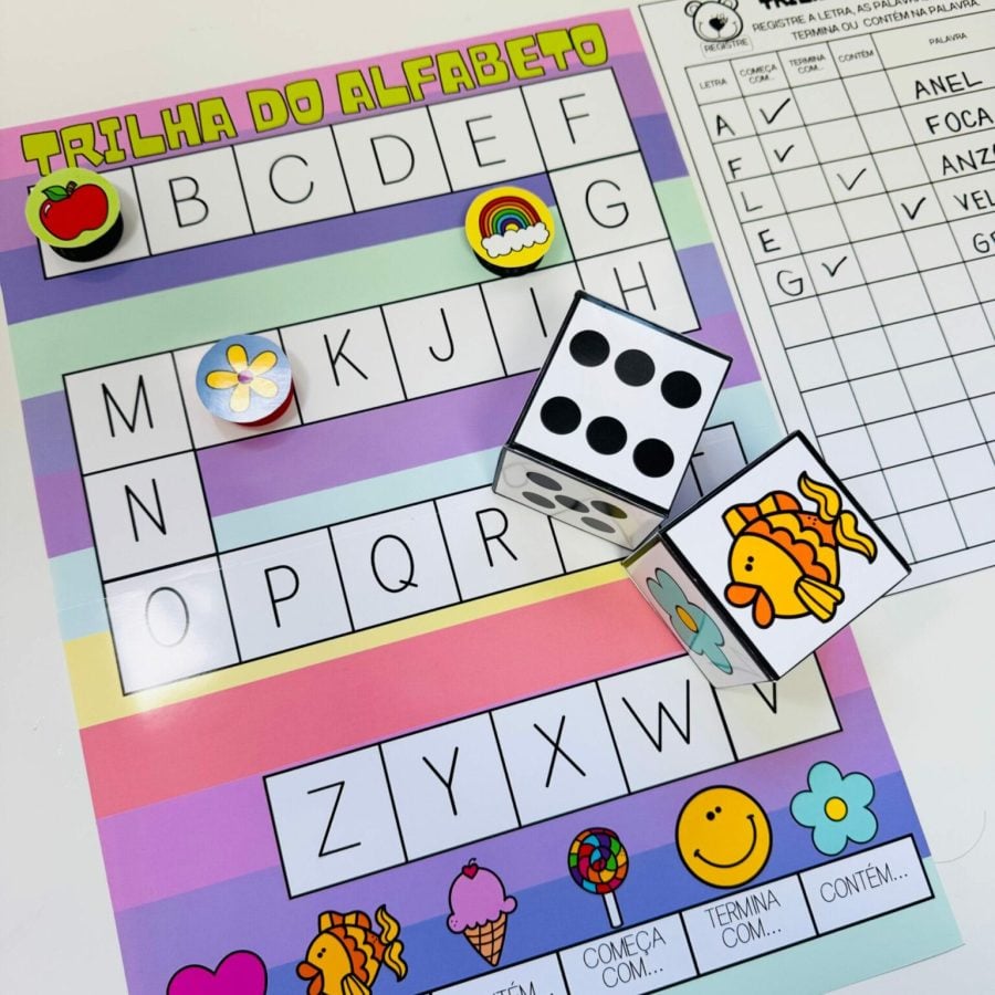 Trilha do Alfabeto - Alfabetização - Pedagogia de Ideias Trilha do Alfabeto - Alfabetização