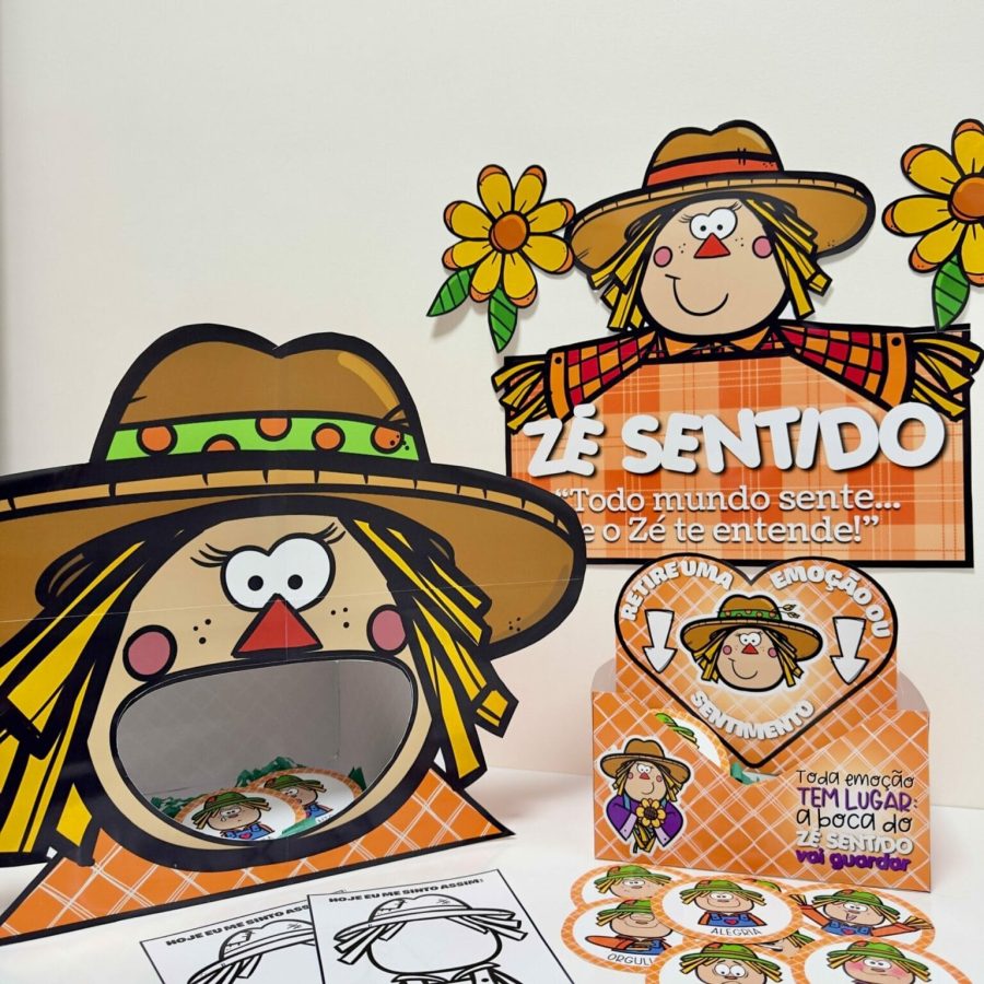 Zé Sentido - Espantalho das Emoções - Dinâmicas - Pedagogia de Ideias Zé Sentido - Espantalho das Emoções - Dinâmicas