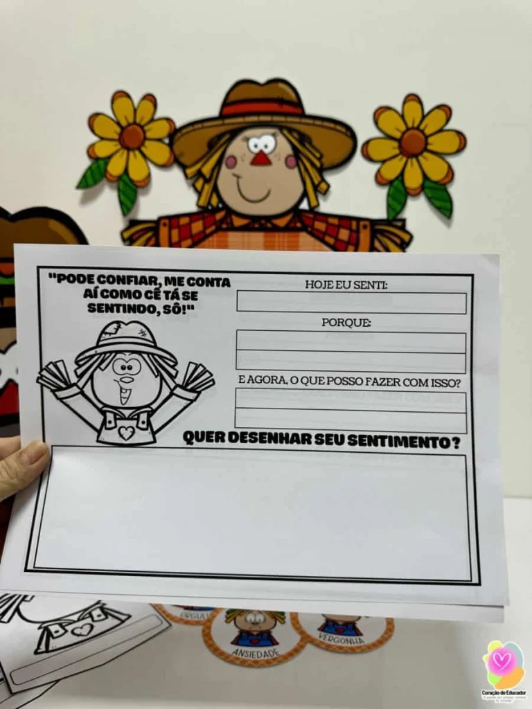 Dinâmica Zé Sentido Espantalho das Emoções — foto 2