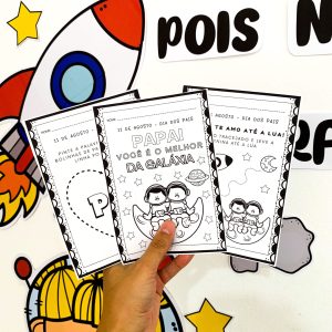 Kit Dia dos Pais - Tema Astronauta - Dia dos Pais