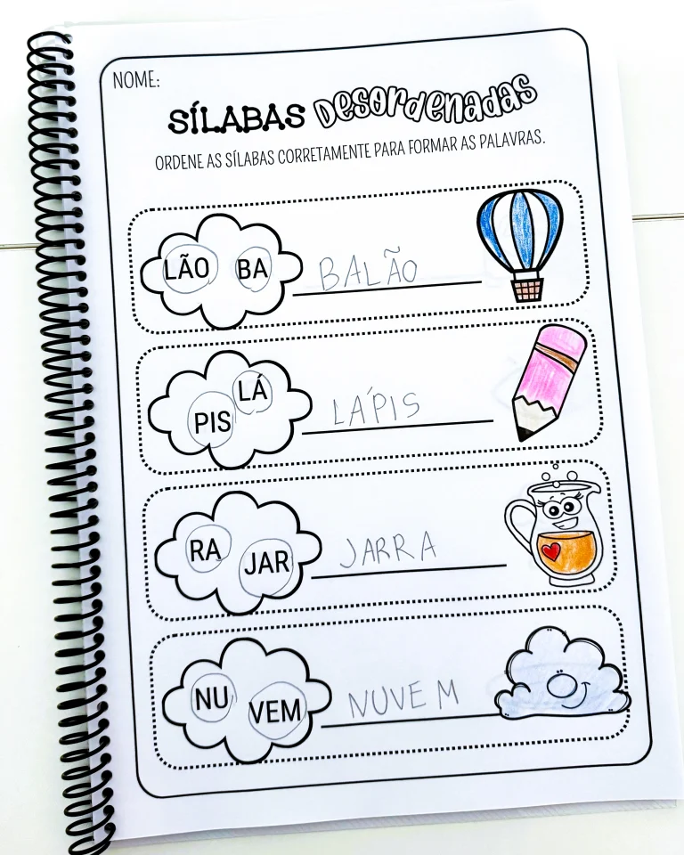 Apostila Sílabas Desordenadas com Sílabas Complexas — foto 2
