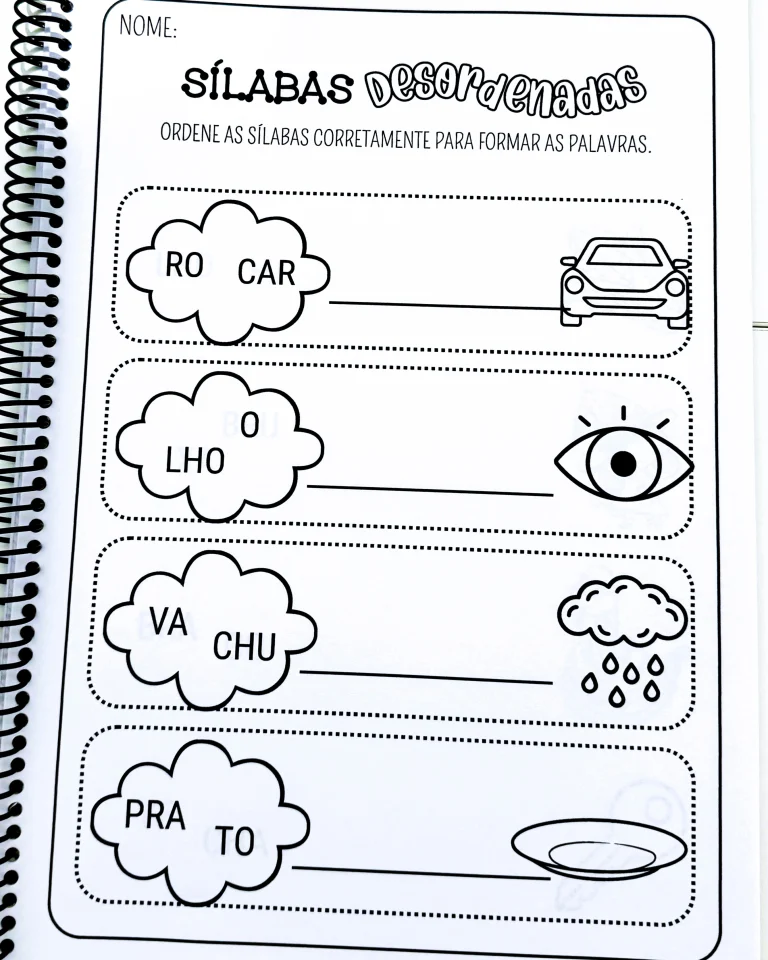 Apostila Sílabas Desordenadas com Sílabas Complexas — foto 8