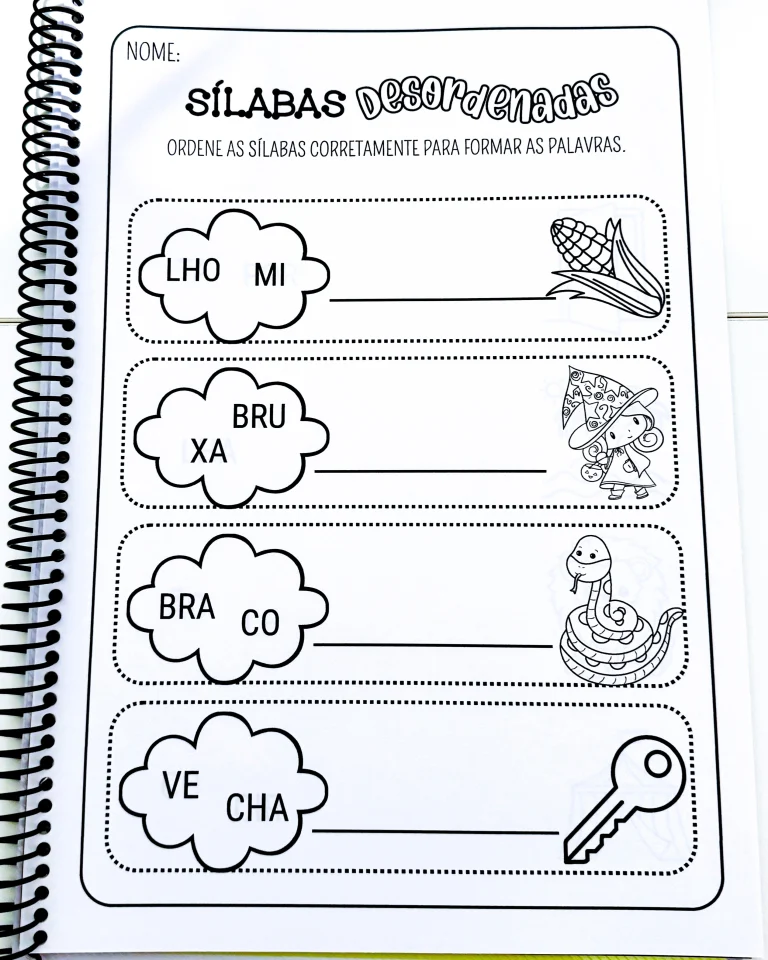 Apostila Sílabas Desordenadas com Sílabas Complexas — foto 7