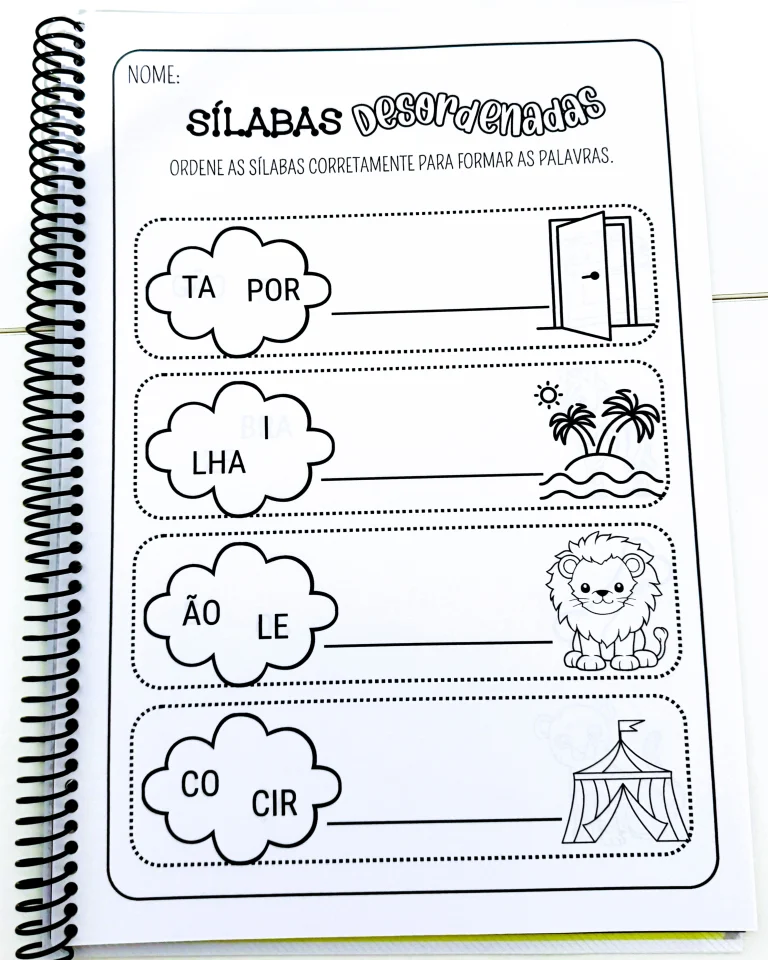 Apostila Sílabas Desordenadas com Sílabas Complexas — foto 6