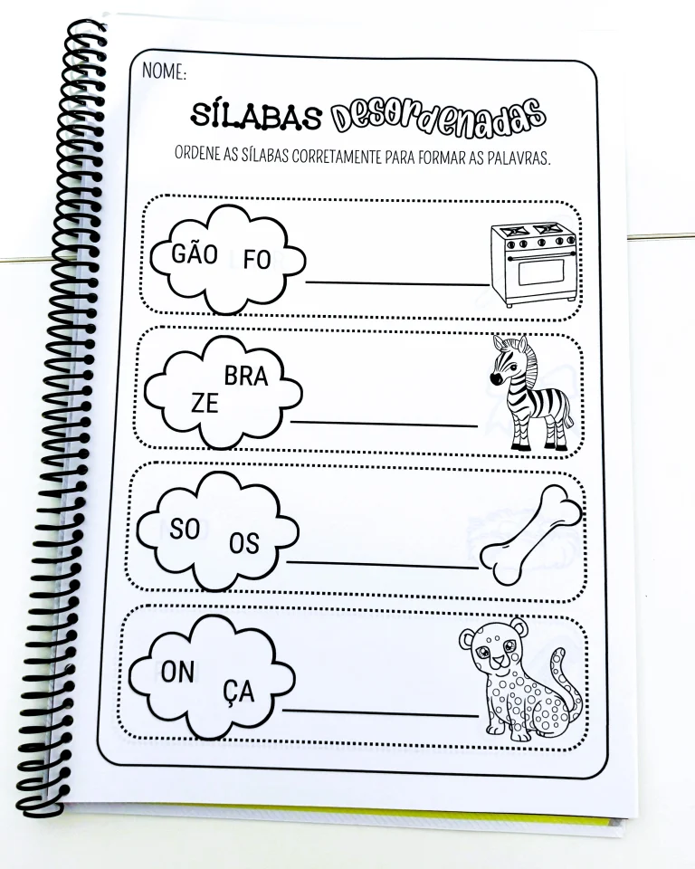 Apostila Sílabas Desordenadas com Sílabas Complexas — foto 5
