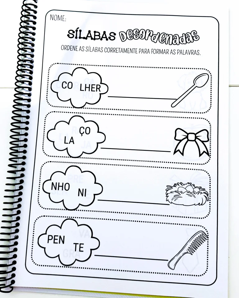 Apostila Sílabas Desordenadas com Sílabas Complexas — foto 4